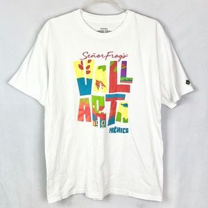SENOR FROG’S | 🐸🌴Vallarta Mexico Official Restaurant Logo T-Shirt